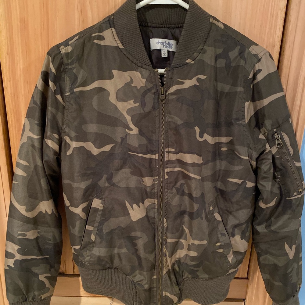 Camo Bomber Jacket